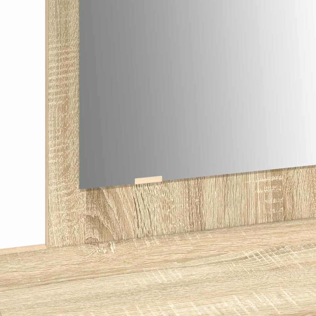 Dressing Table Brown 100 x 40 x 70 cm Engineered Wood