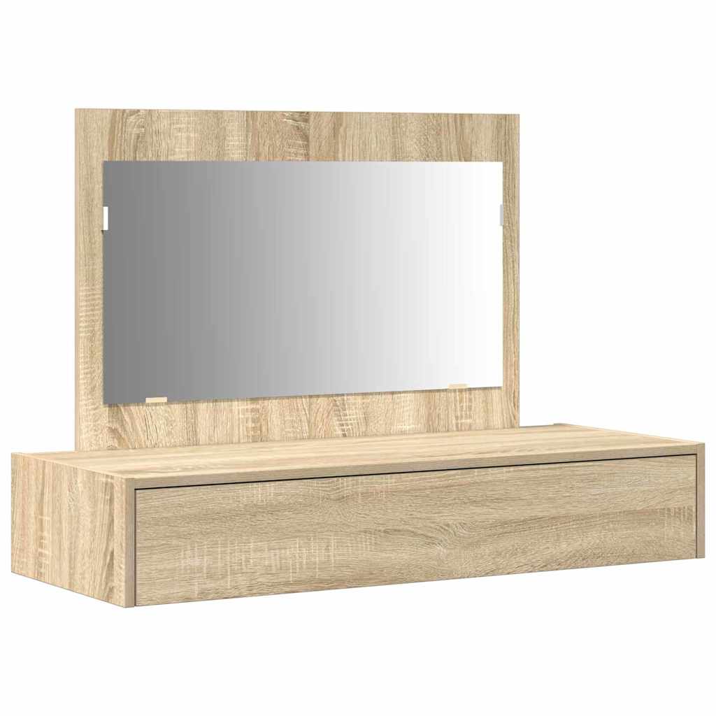 Dressing Table Brown 100 x 40 x 70 cm Engineered Wood