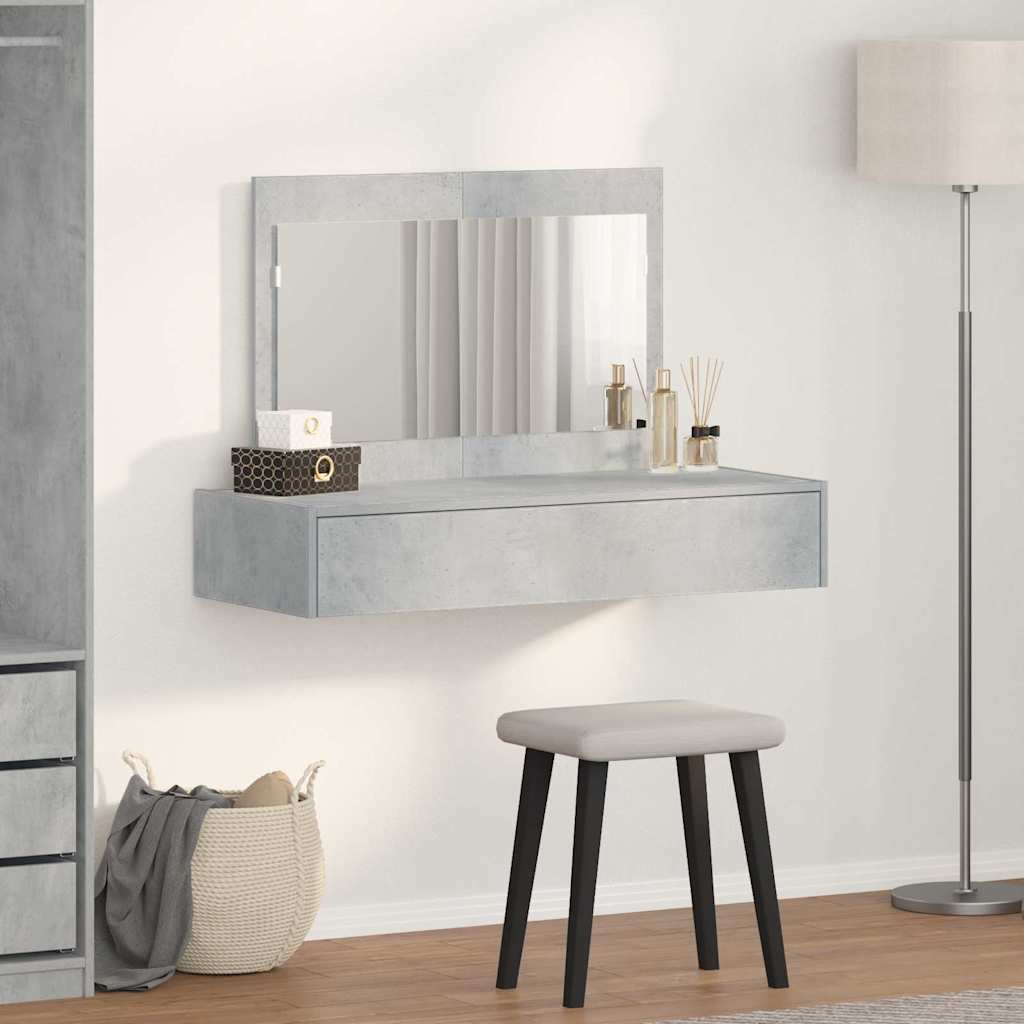 Dressing Table Grey 100 x 40 x 70 cm Engineered Wood