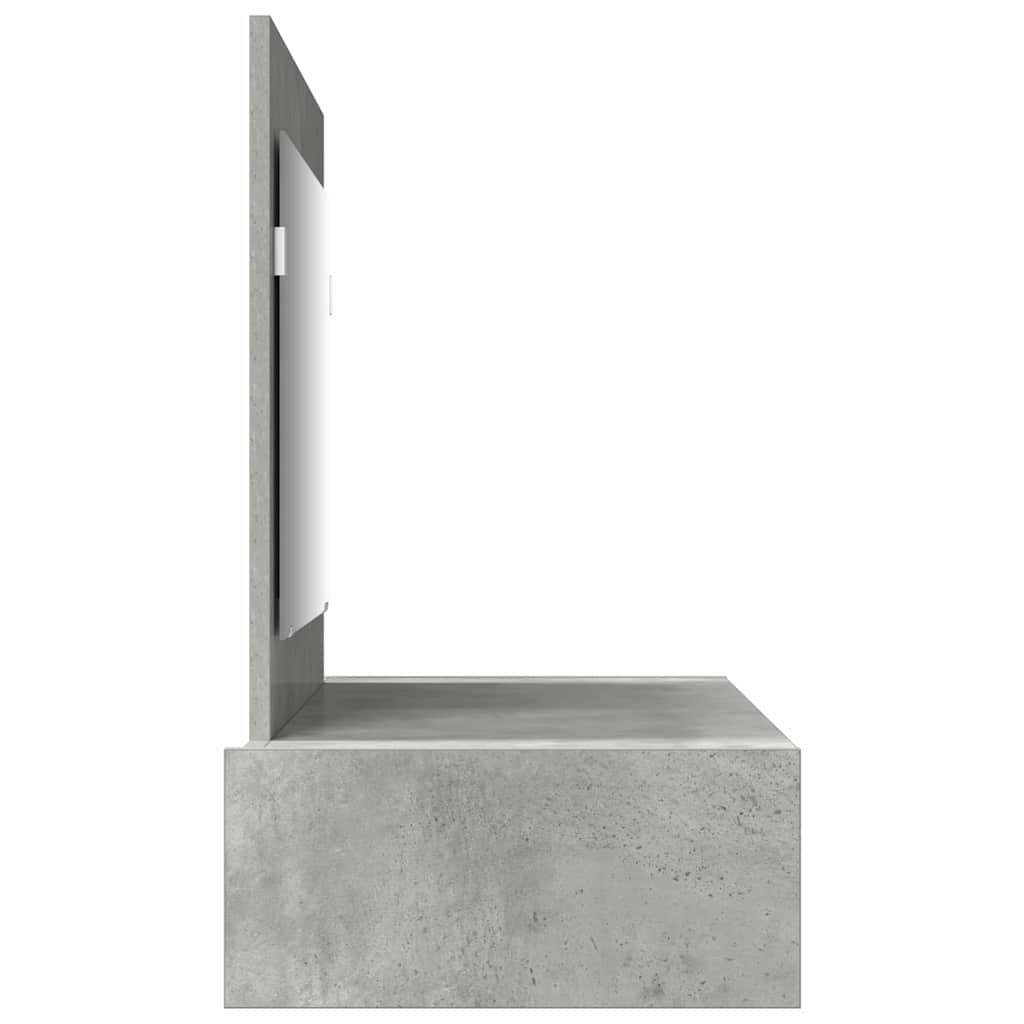Dressing Table Grey 100 x 40 x 70 cm Engineered Wood
