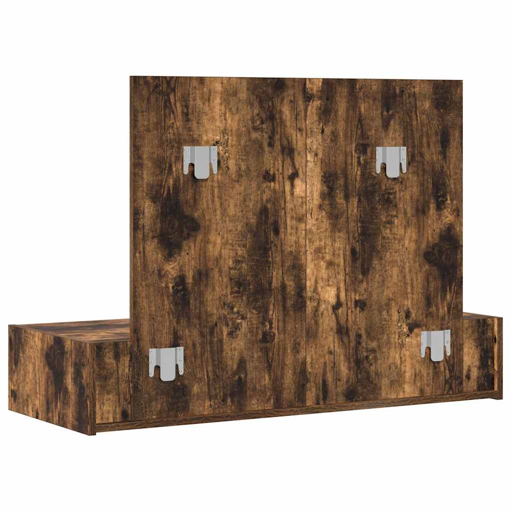 Dressing Table Brown 100 x 40 x 70 cm Engineered Wood