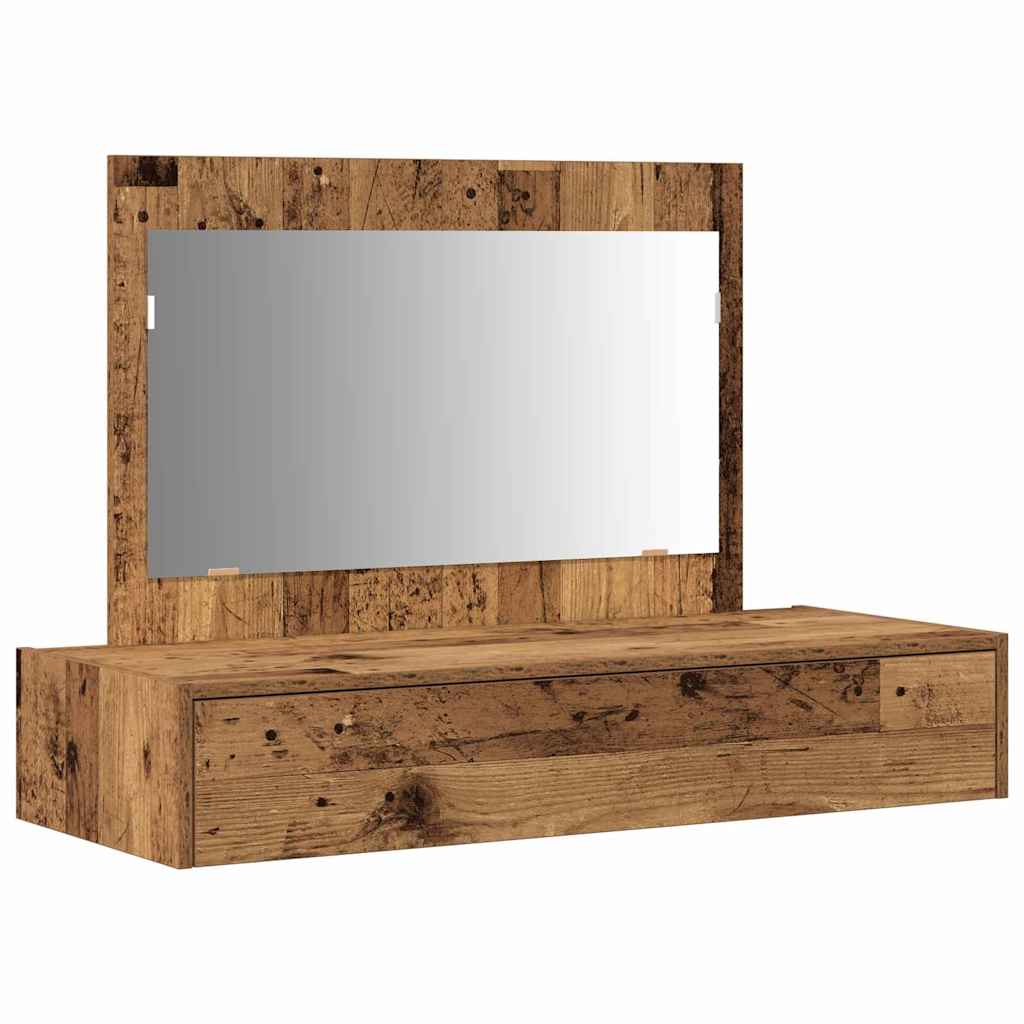 Dressing Table Brown 100 x 40 x 70 cm Engineered Wood