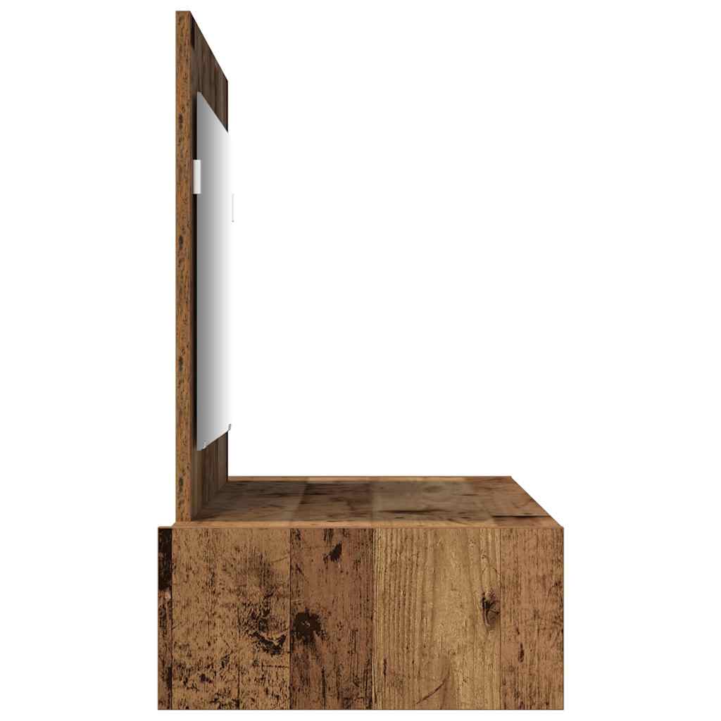 Dressing Table Brown 100 x 40 x 70 cm Engineered Wood