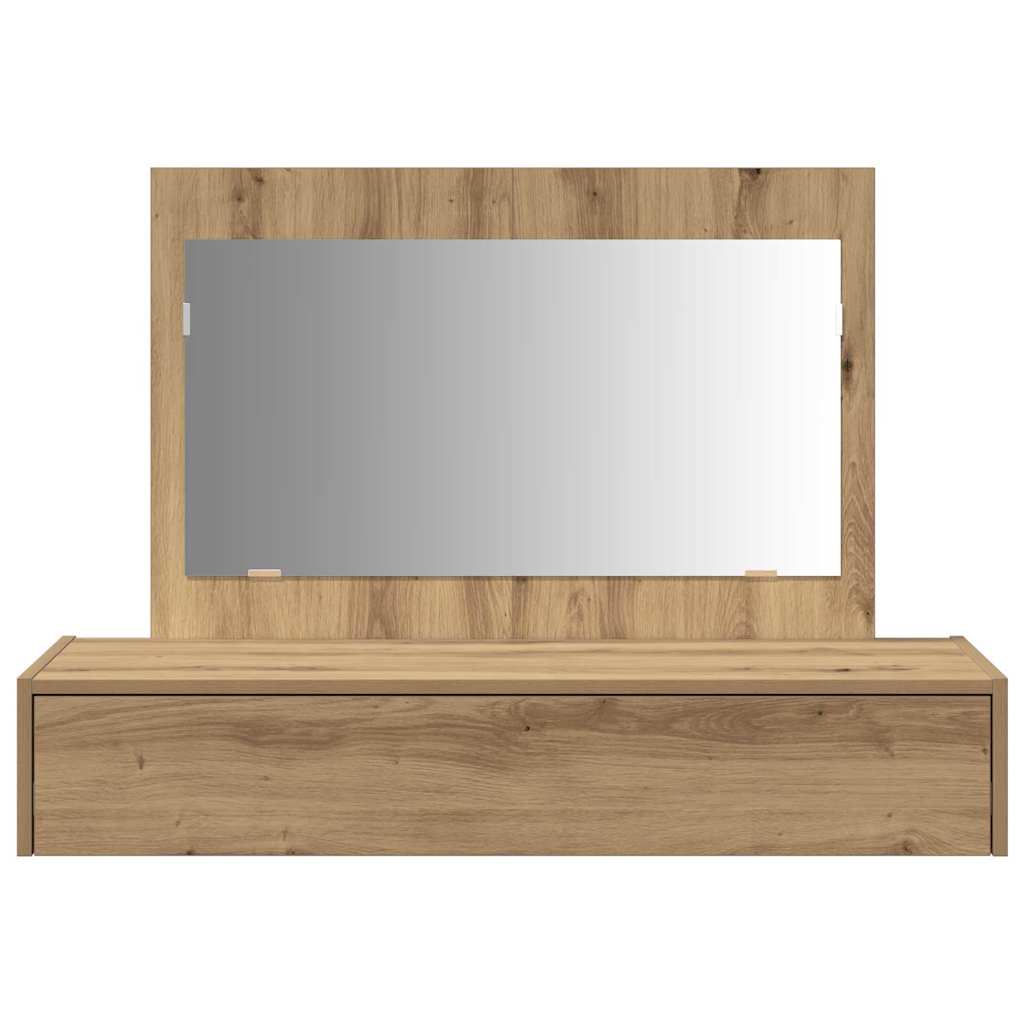 Dressing Table Brown 100 x 40 x 70 cm Engineered Wood