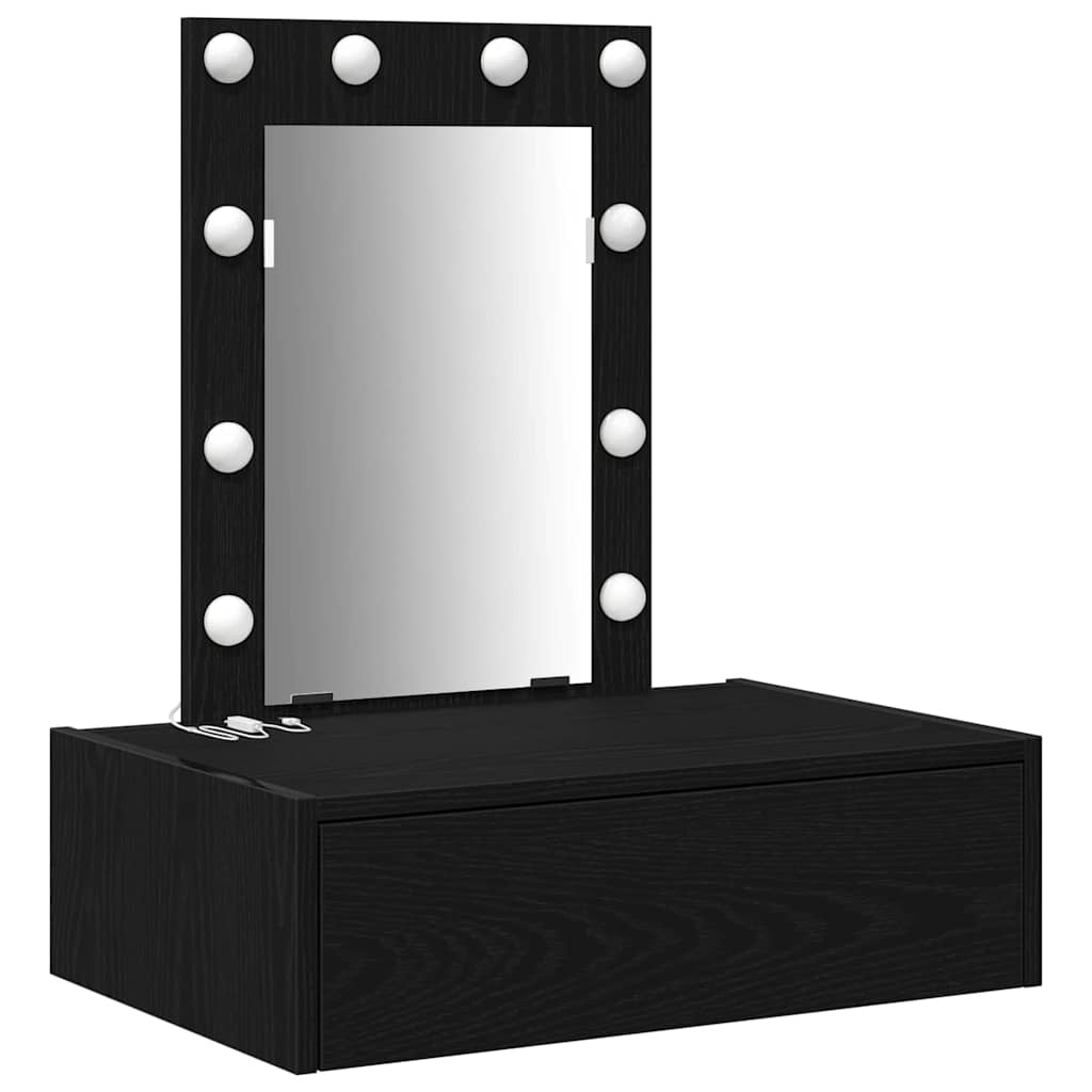 Dressing Table Black 60 x 40 x 70 cm Engineered Wood