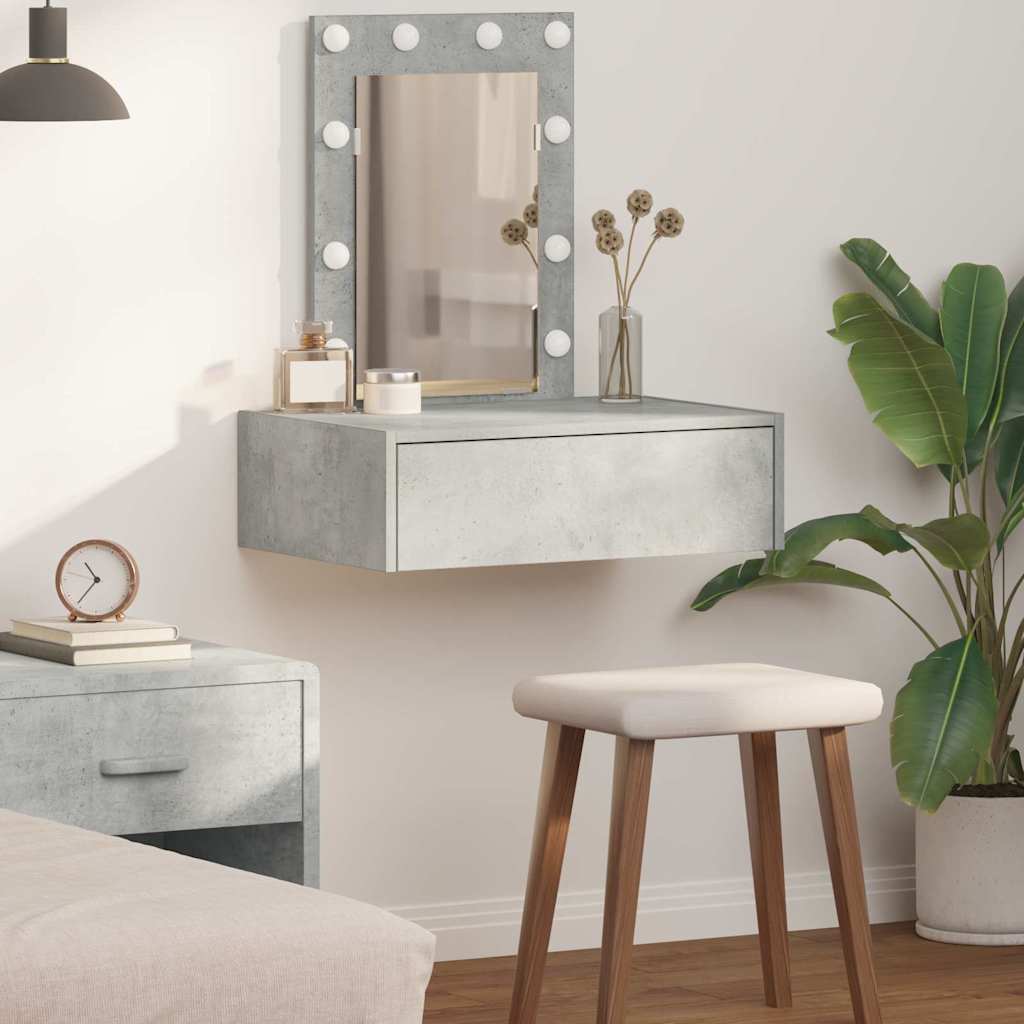 Dressing Table Grey 60 x 40 x 70 cm Engineered Wood