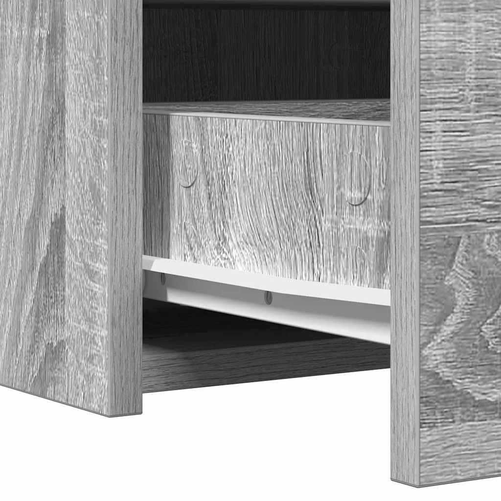 Dressing Table with Drawer Grey 60 x 40 x 70 cm Engineered Wood