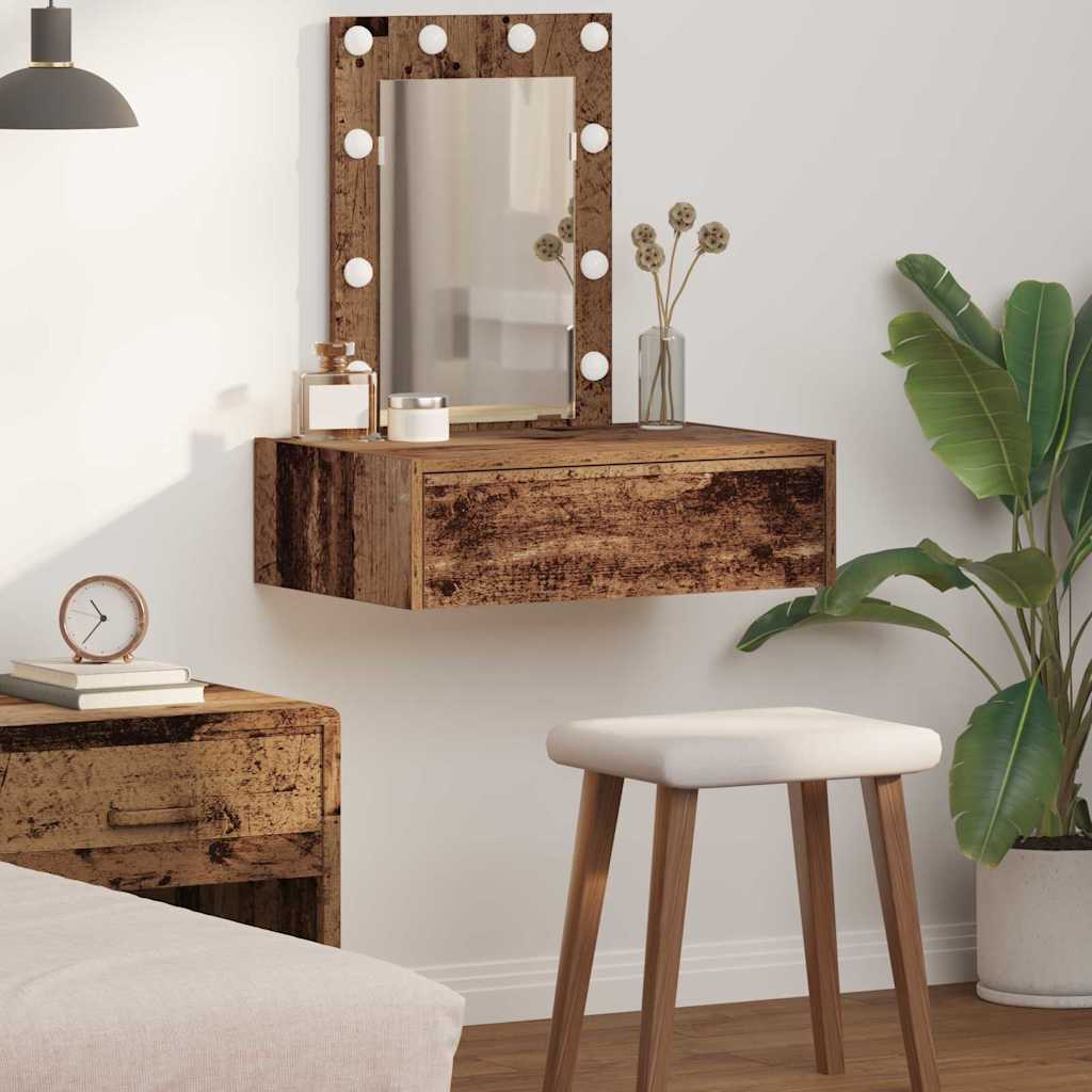 Dressing Table Brown 60 x 40 x 70 cm Engineered Wood