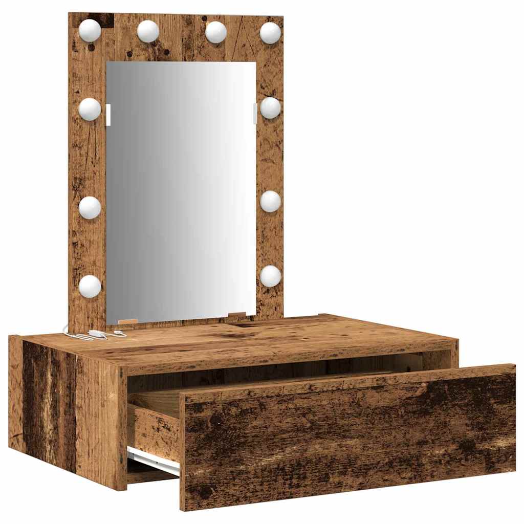 Dressing Table Brown 60 x 40 x 70 cm Engineered Wood