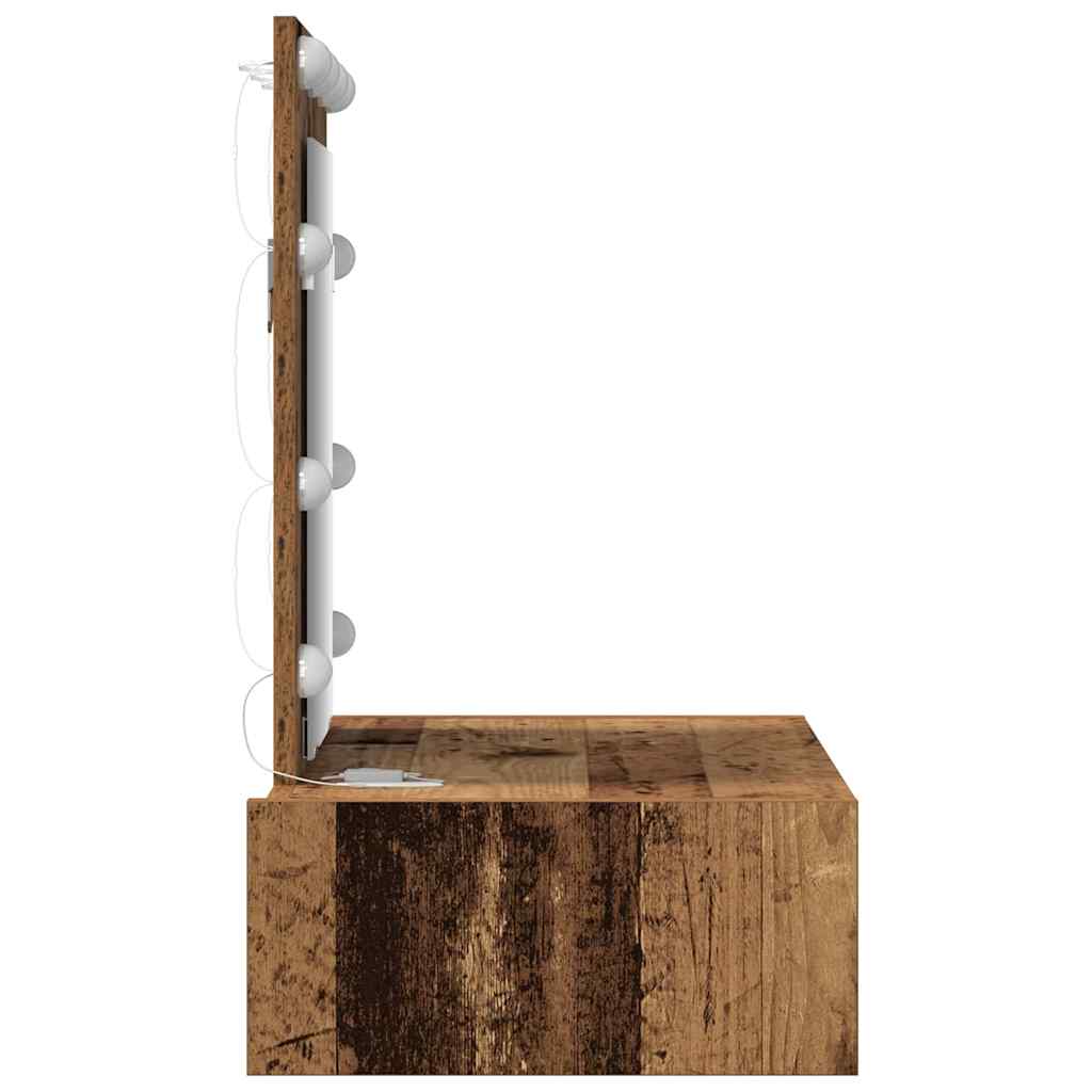 Dressing Table Brown 60 x 40 x 70 cm Engineered Wood
