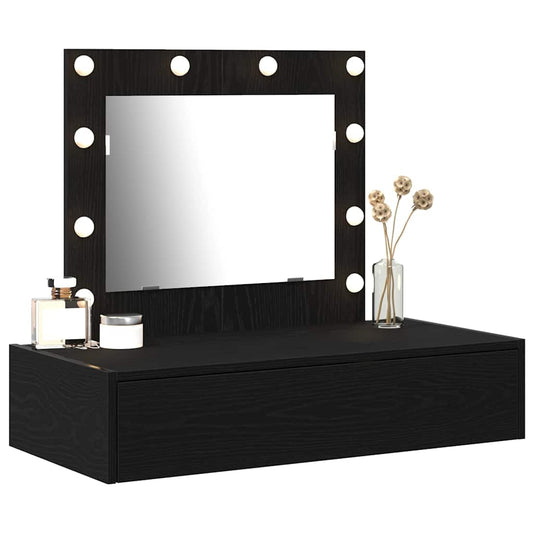 Dressing Table Black 83 x 40 x 70 cm Engineered Wood