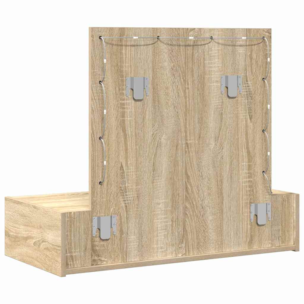 Dressing Table Brown 83 x 40 x 70 cm Engineered Wood