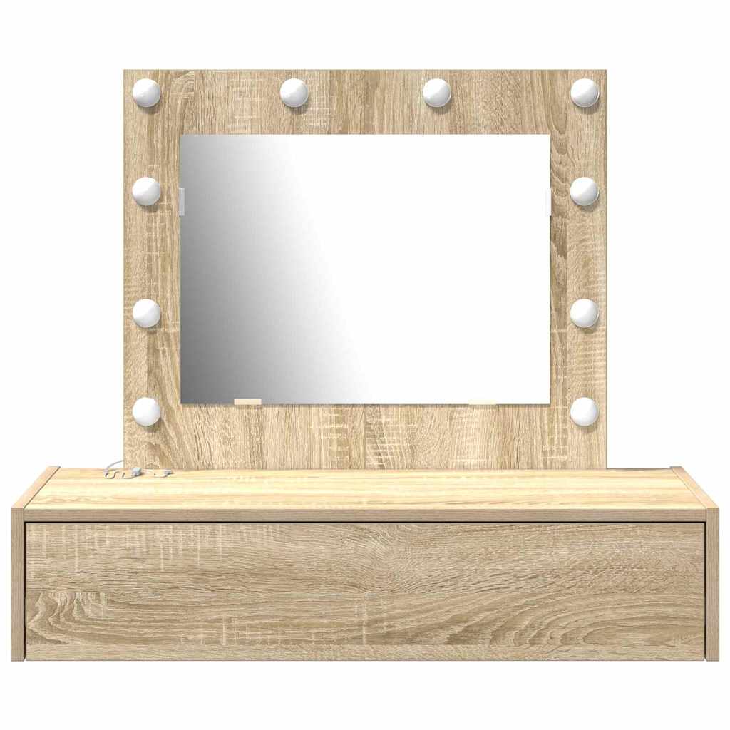 Dressing Table Brown 83 x 40 x 70 cm Engineered Wood