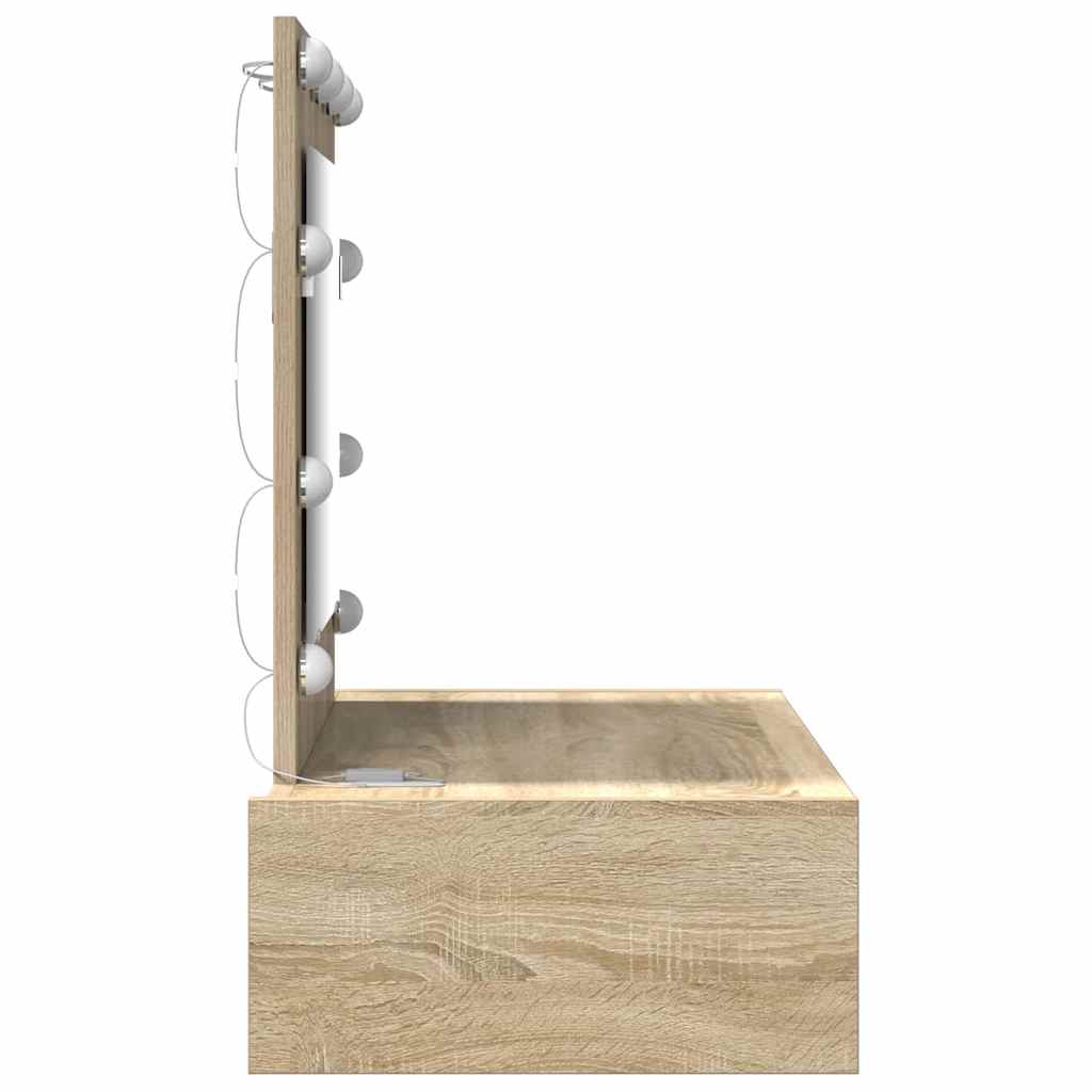 Dressing Table Brown 83 x 40 x 70 cm Engineered Wood