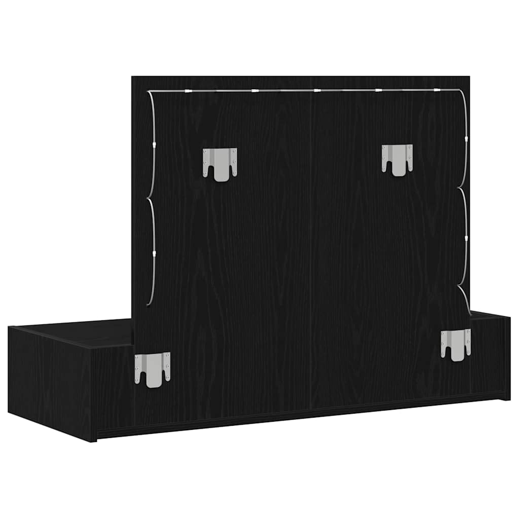 Dressing Table Black 100 x 40 x 70 cm Engineered Wood