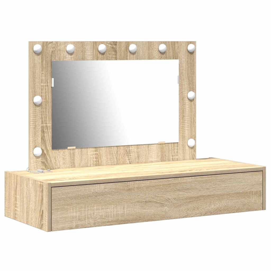 Dressing Table Brown 100 x 40 x 70 cm Engineered Wood