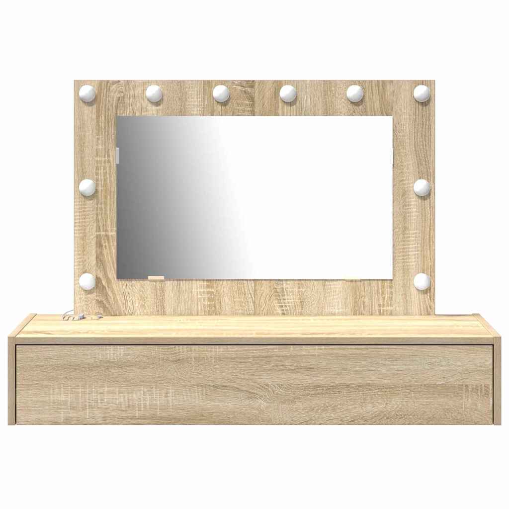 Dressing Table Brown 100 x 40 x 70 cm Engineered Wood