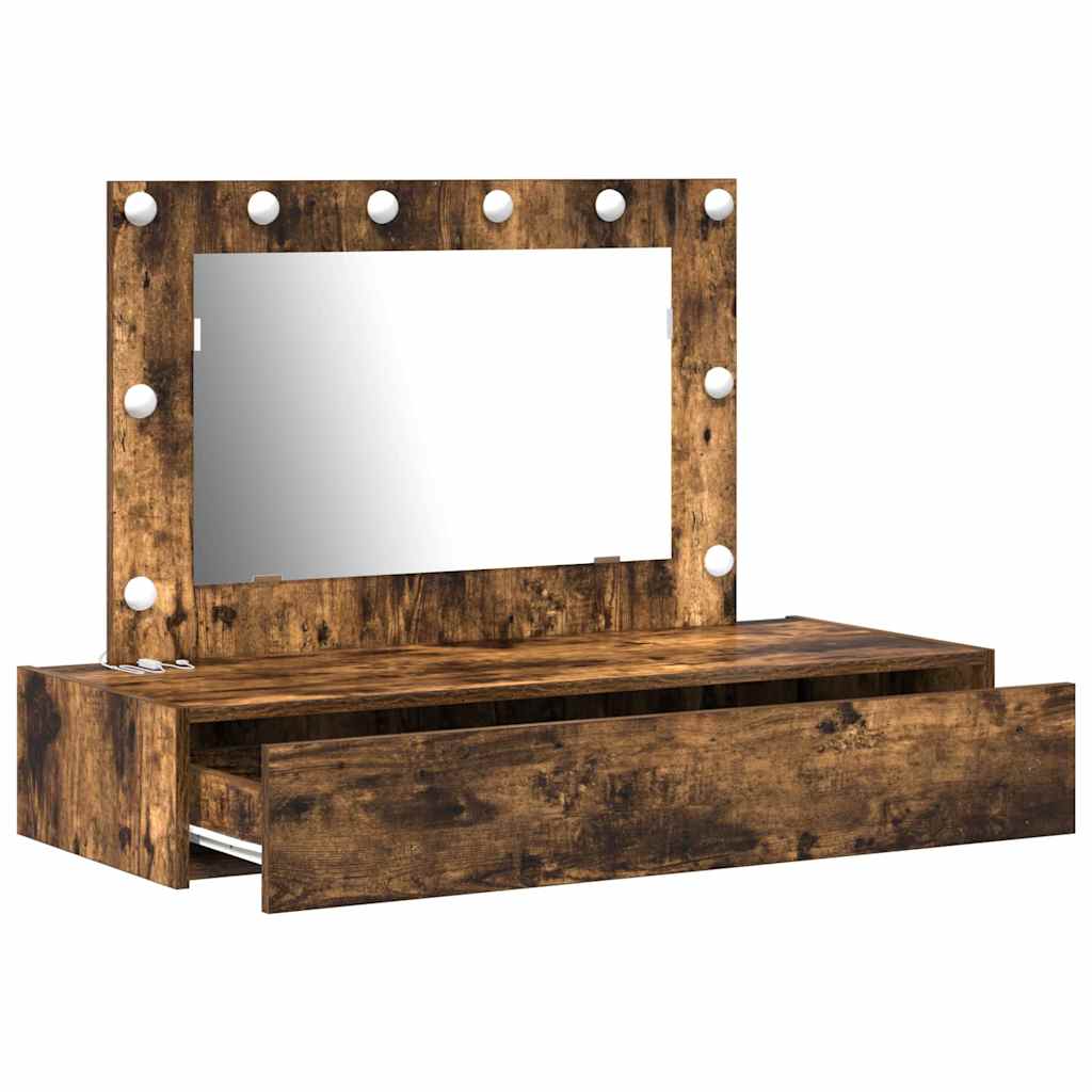 Dressing Table Brown 100 x 40 x 70 cm Engineered Wood
