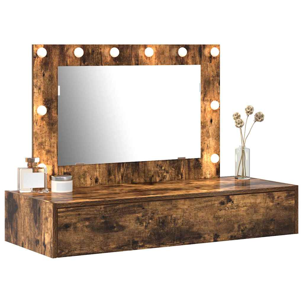 Dressing Table Brown 100 x 40 x 70 cm Engineered Wood
