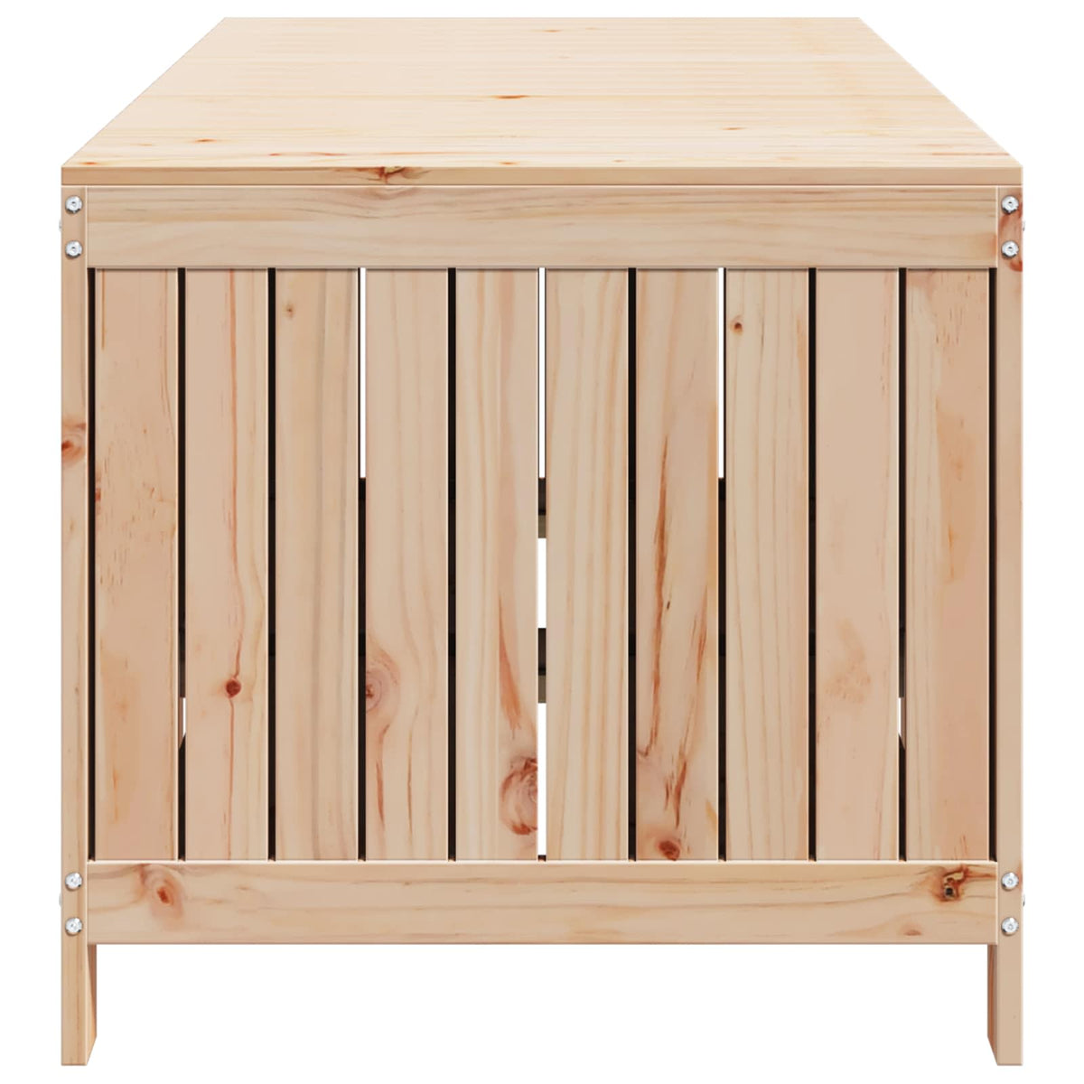 Garden Storage Box 359 L Solid Pine Wood 146.5 x 68 x 63 cm