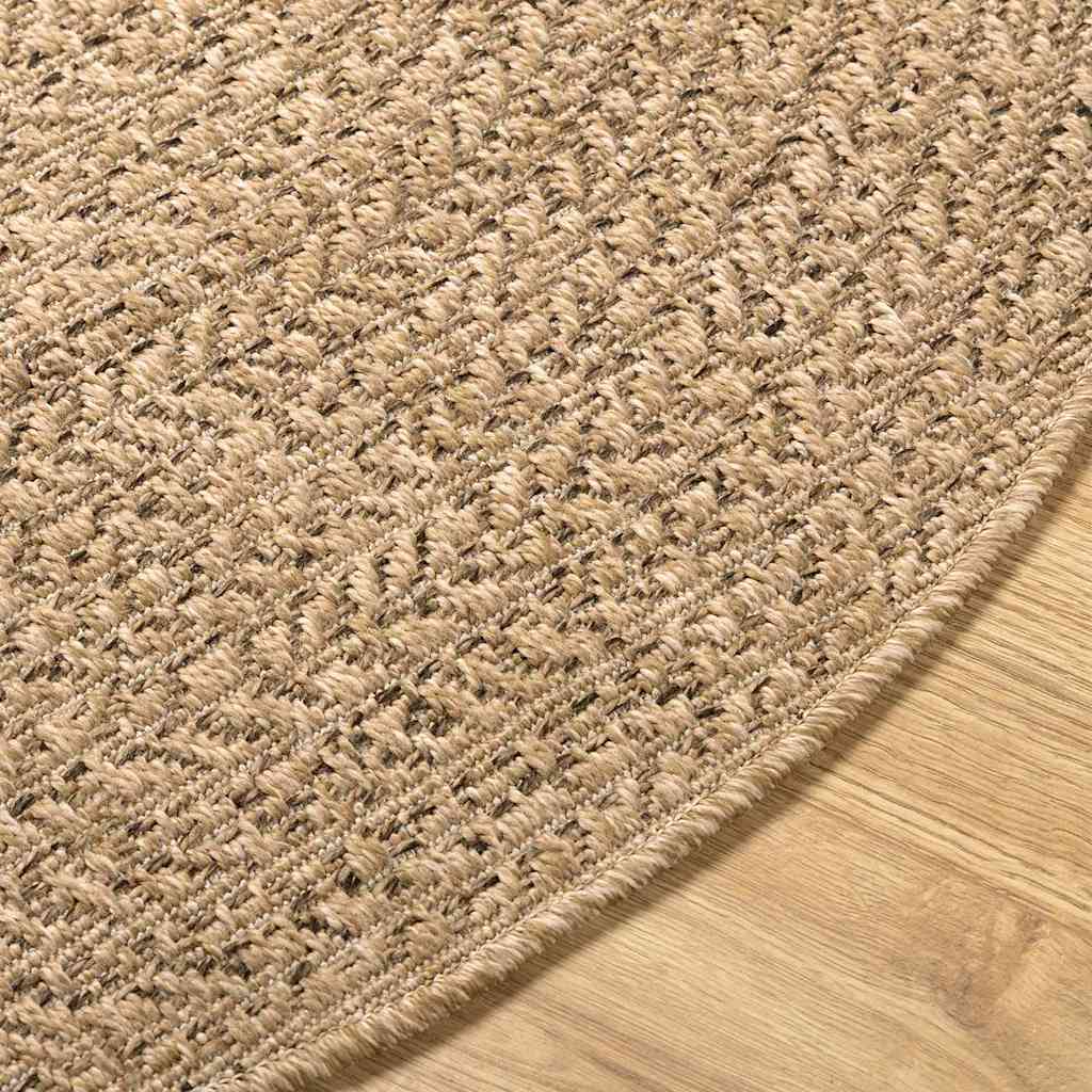 Rug ZIZUR Brown 200 x 140 cm Polypropylene