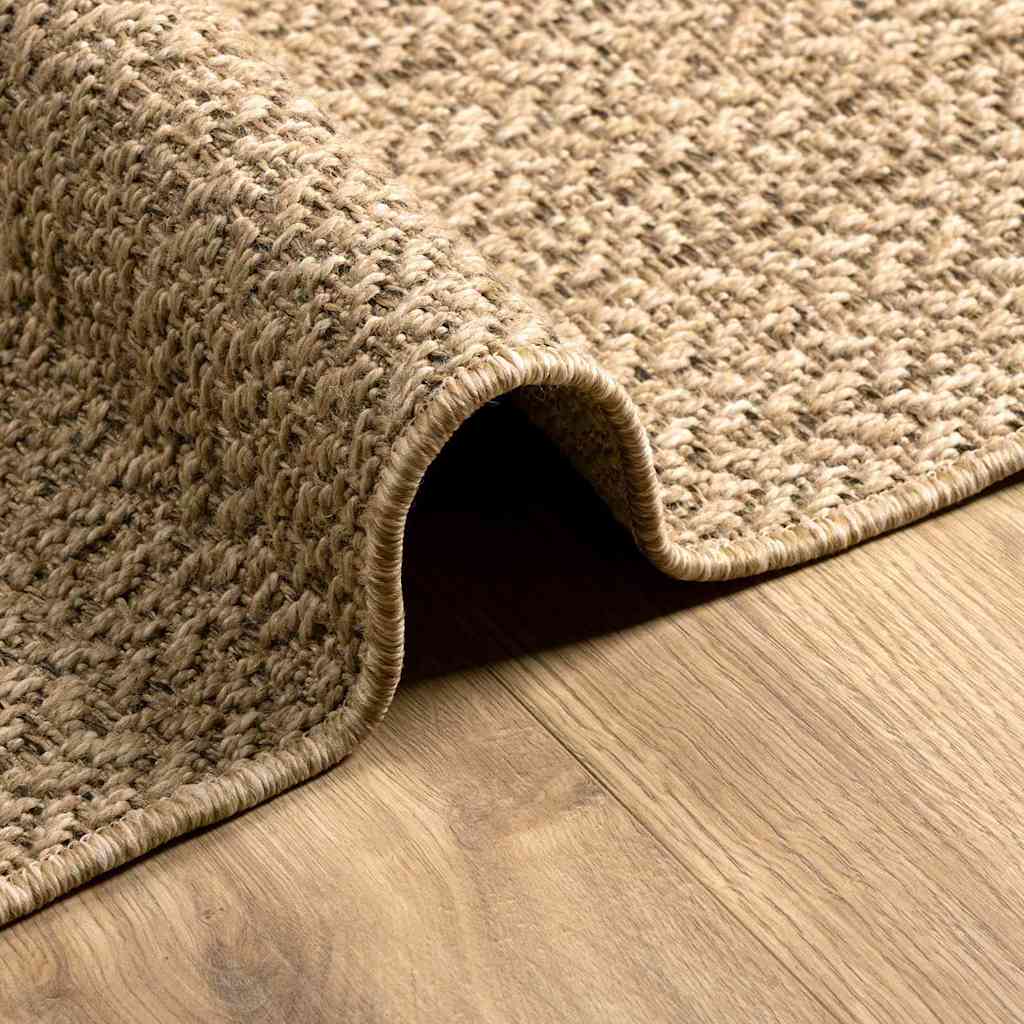 Rug ZIZUR Brown 200 x 140 cm Polypropylene