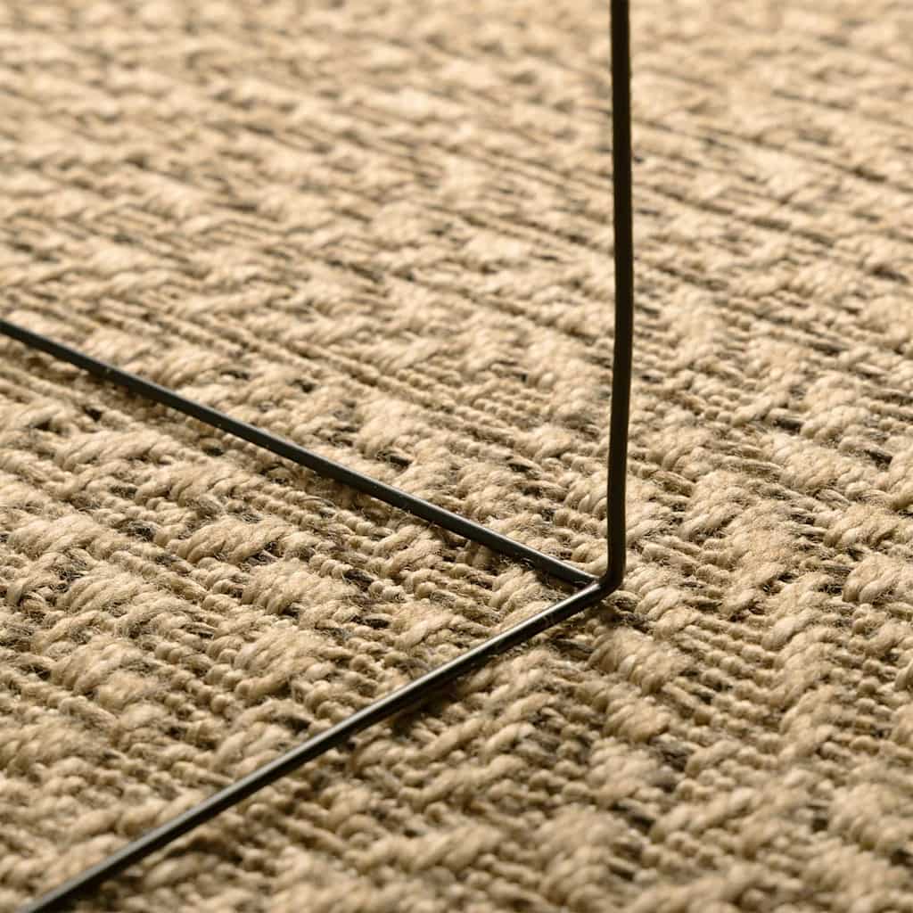 Rug ZIZUR Brown 200 x 140 cm Polypropylene