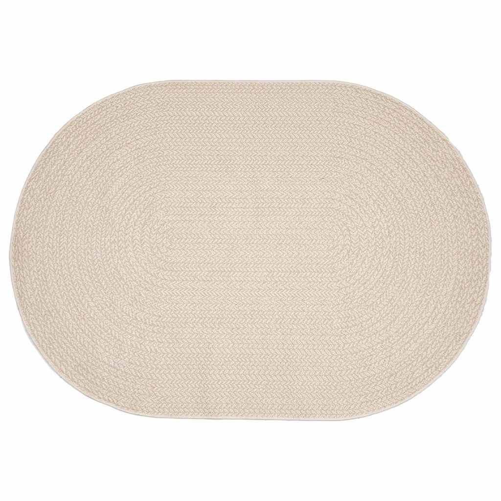Rug ZIZUR Cream 170 x 120 cm Polypropylene