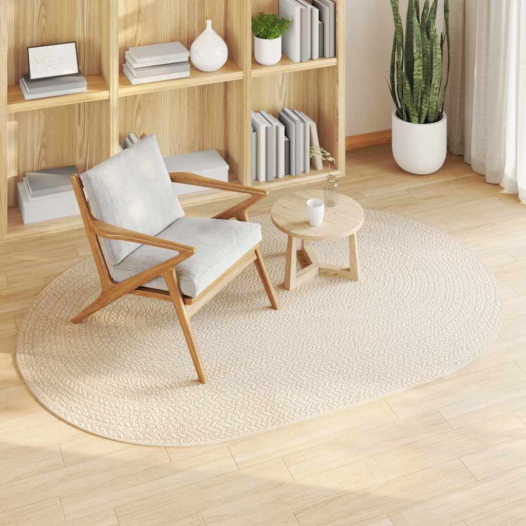 Rug ZIZUR Cream 200 x 140 cm Polypropylene
