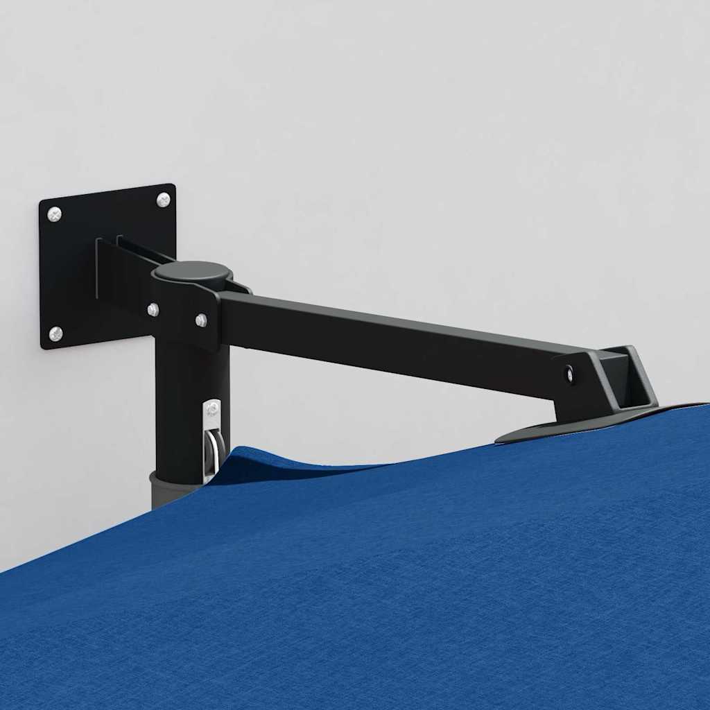 Garden Parasol 248 x 248 x 148 cm Polyester and Steel Azurblau