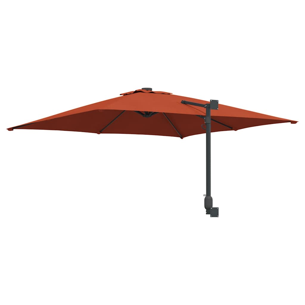 Garden Parasol Terracotta 248.5 x 247.5 x 160 cm