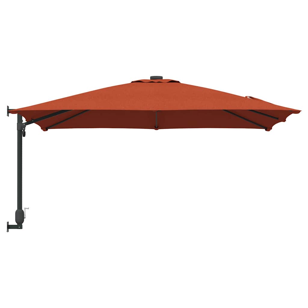 Garden Parasol Terracotta 248.5 x 247.5 x 160 cm