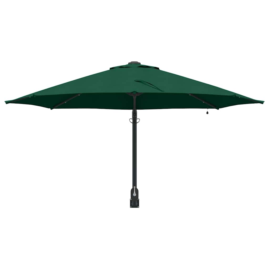 Garden Parasol Green 248 x 248 x 148 cm Polyester and Steel