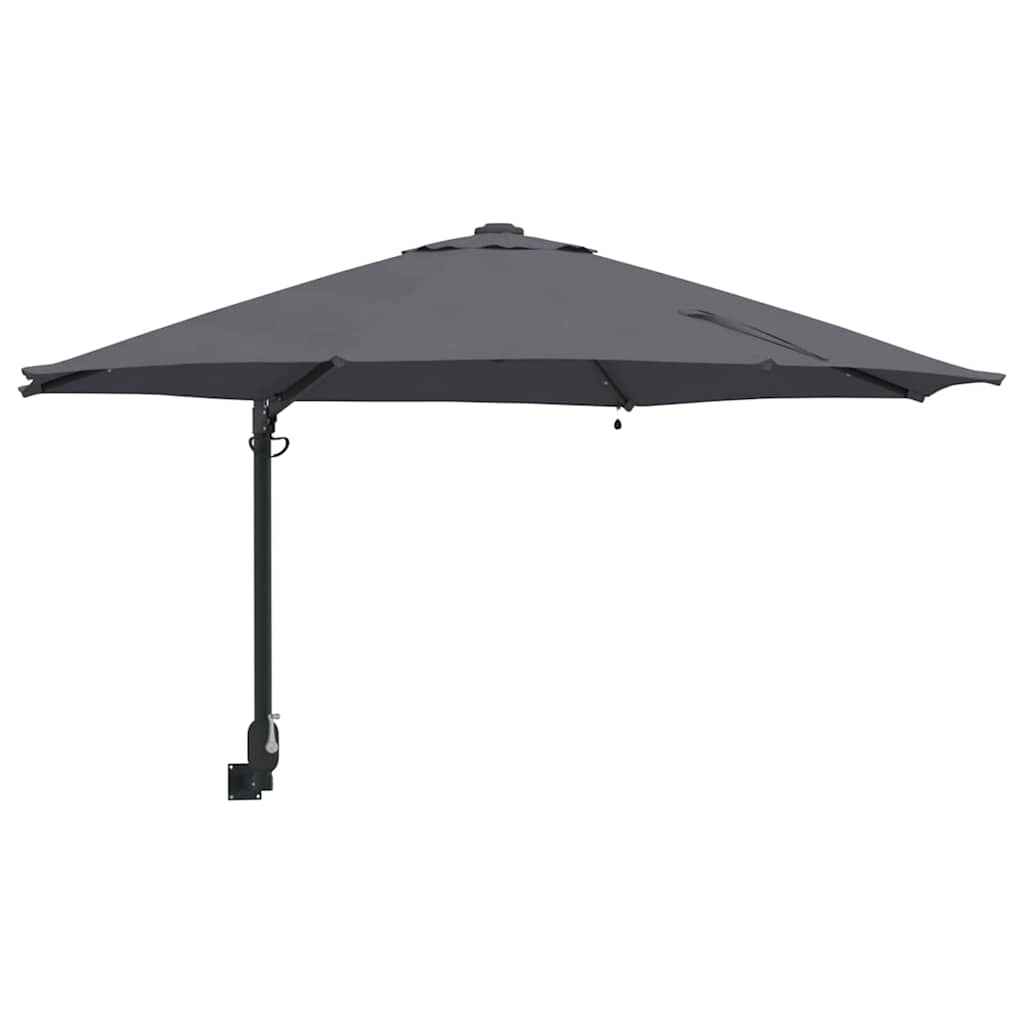 Garden Parasol Manual Anthracite 248 x 248 x 148 cm