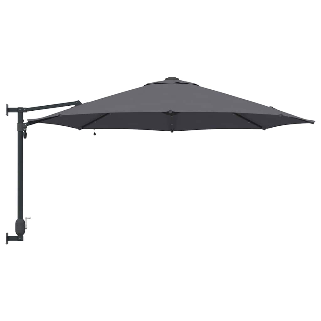 Garden Parasol Manual Anthracite 248 x 248 x 148 cm