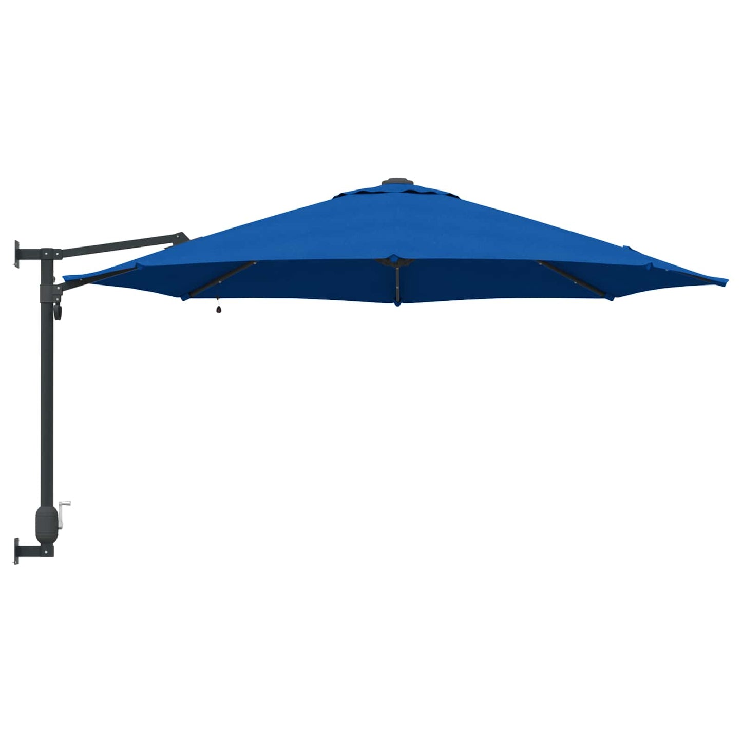 Garden Parasol Azurblau 248 x 248 x 148 cm Polyester and Steel