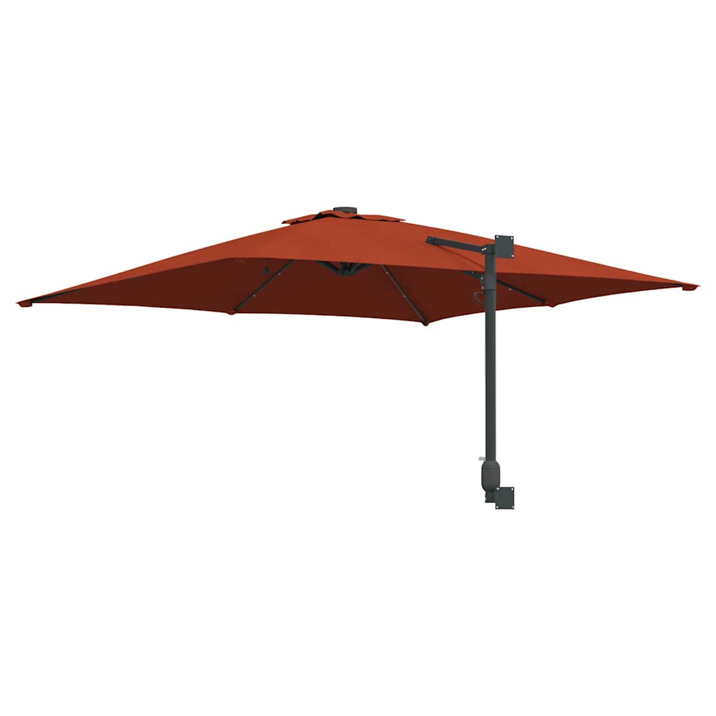 Garden Parasol Terracotta 248.5 x 247.5 x 160 cm
