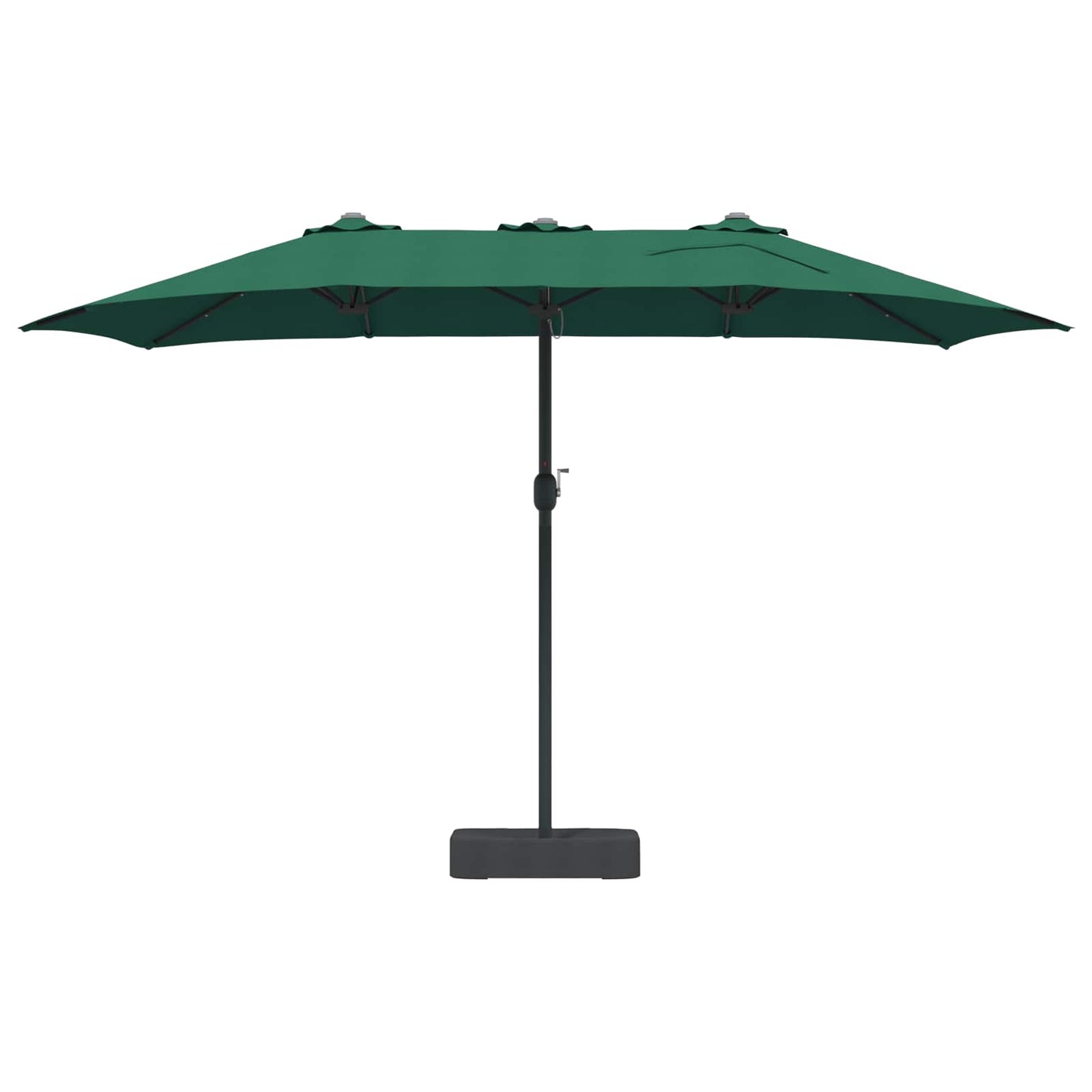 Garden Parasol Green 385 x 209 x 244 cm Polyester