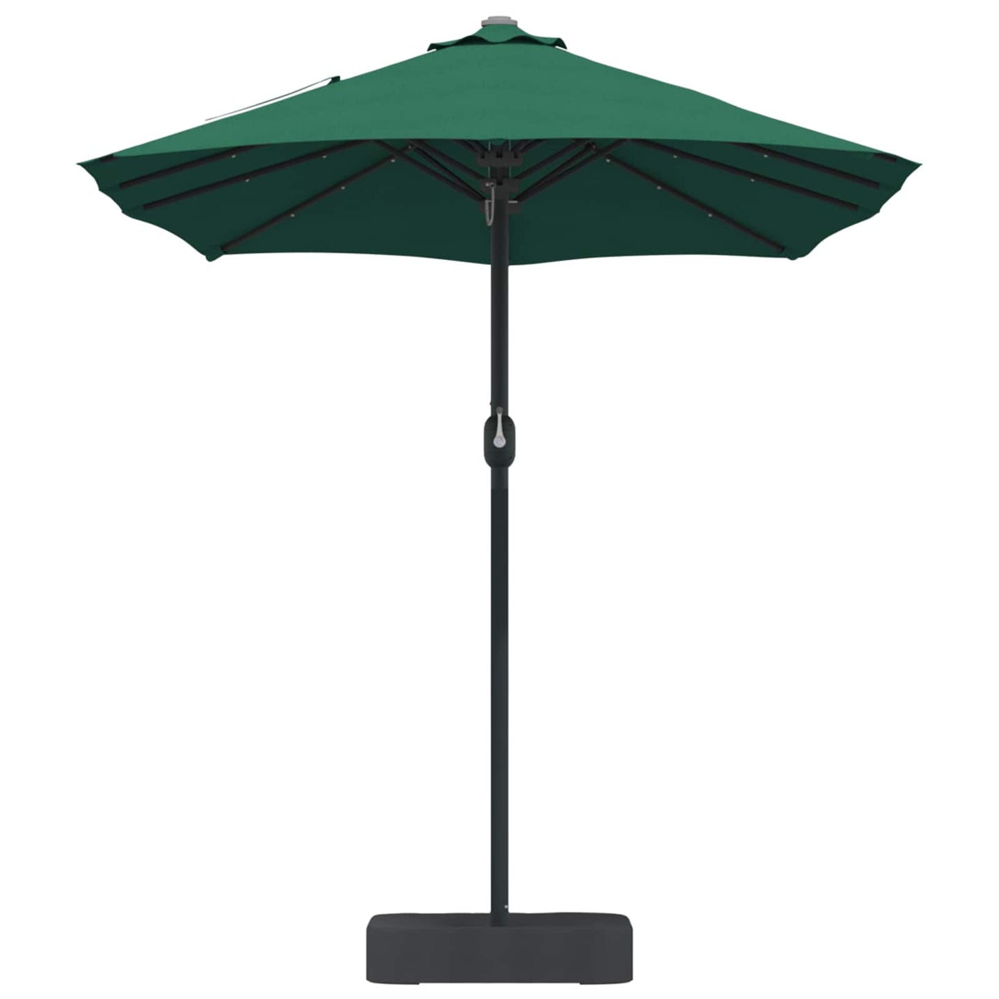 Garden Parasol Green 385 x 209 x 244 cm Polyester