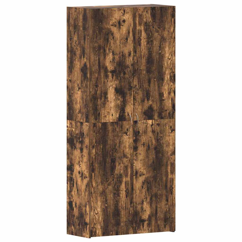 Shoe Cabinet 80 x 35.5 x 180 cm Engineered Wood Multicolour