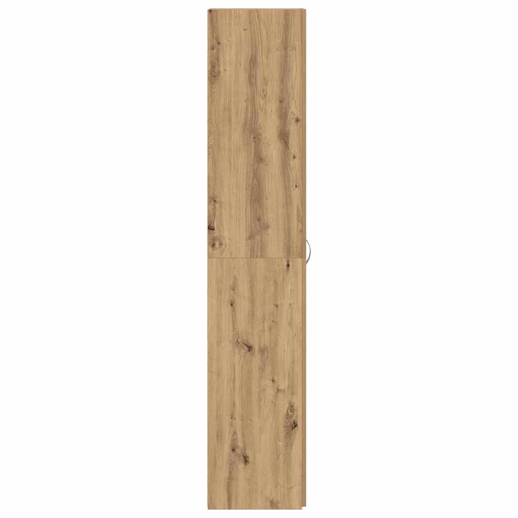 Shoe Cabinet 80 x 35.5 x 180 cm Engineered Wood Brown
