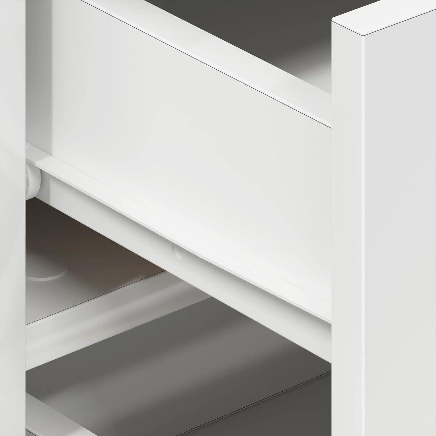 Sideboard with Drawer White 120 x 36 x 69 cm Engineered Wood