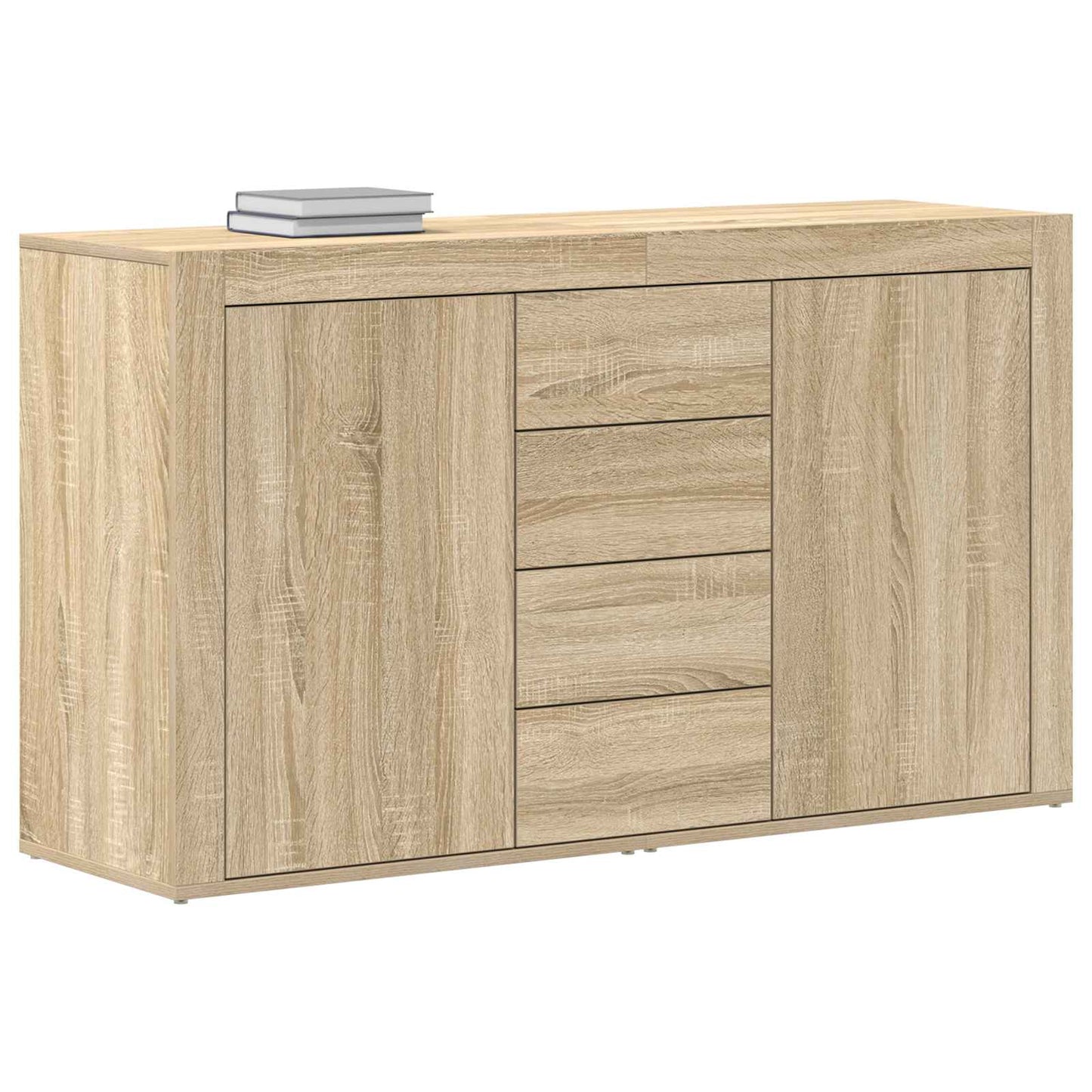 Sideboard Sonoma Oak 120 x 36 x 69 cm Engineered Wood