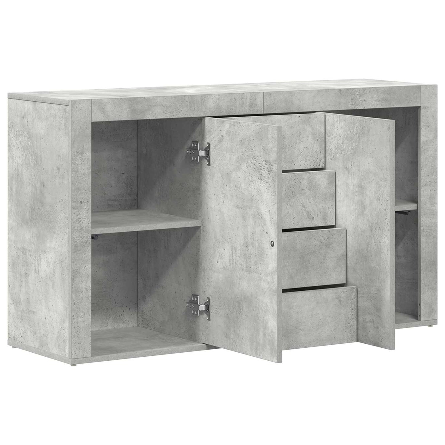 Sideboard Concrete Grey 120 x 36 x 69 cm Engineered Wood