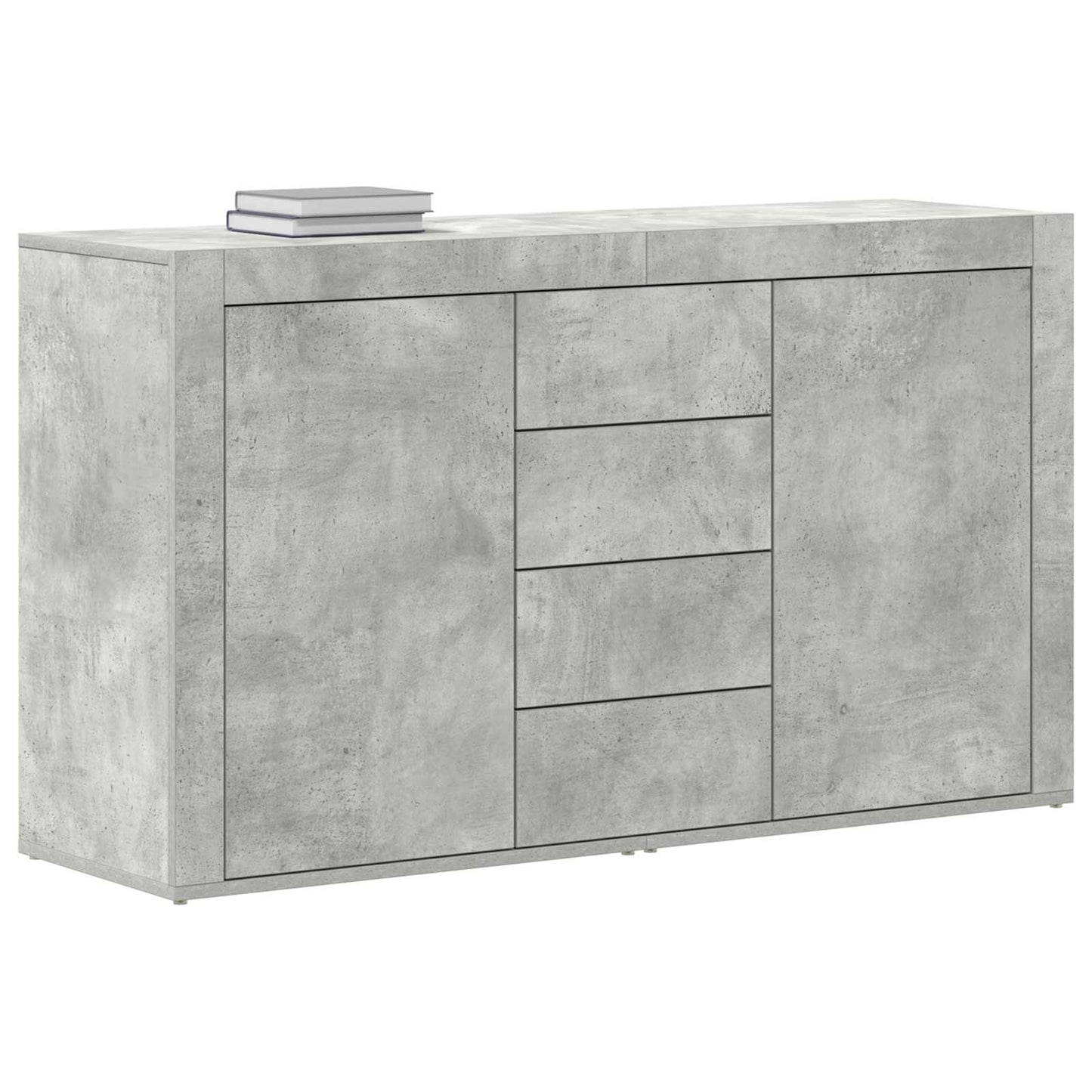 Sideboard Concrete Grey 120 x 36 x 69 cm Engineered Wood