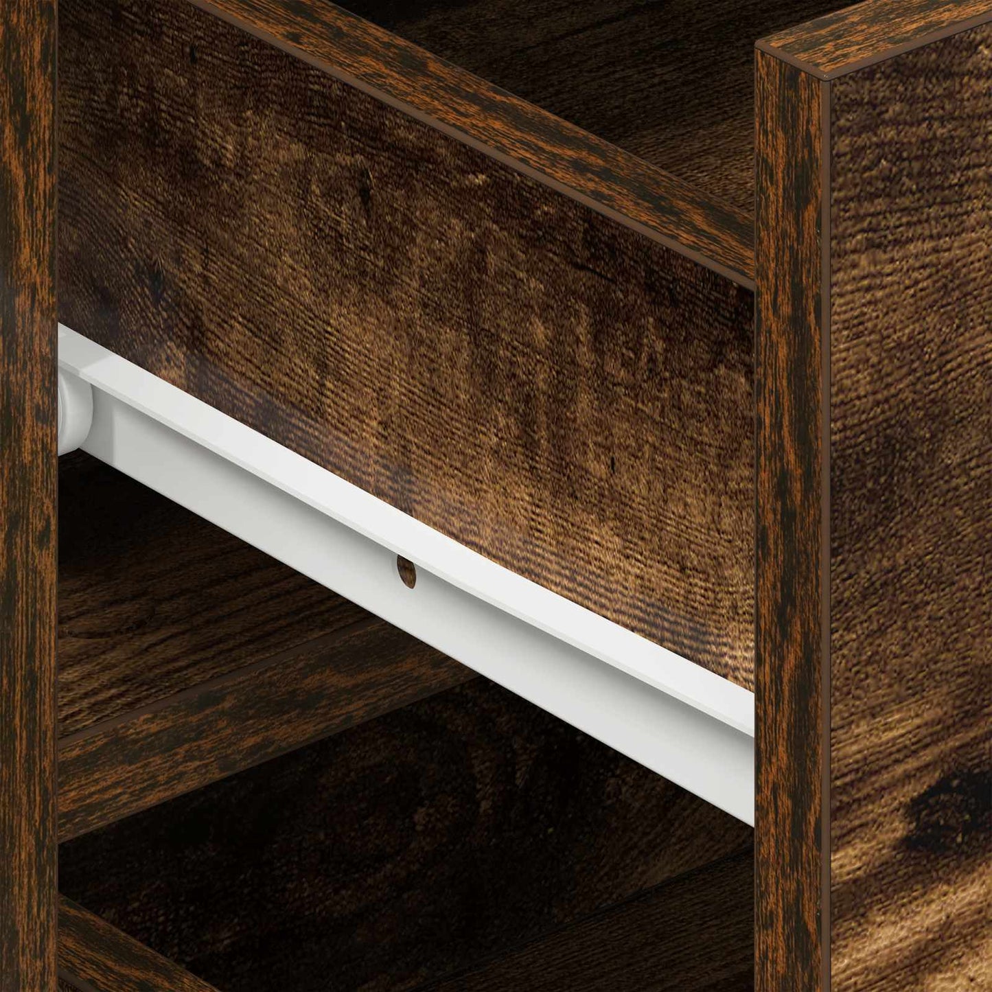 Sideboard Smoked Oak 120 x 36 x 69 cm Engineered Wood