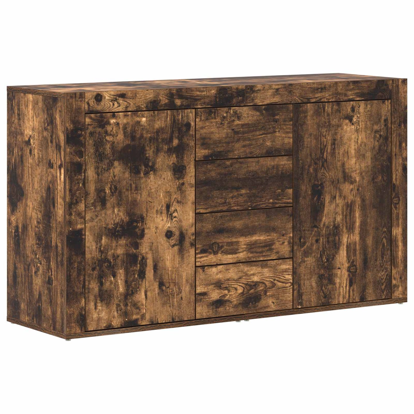 Sideboard Smoked Oak 120 x 36 x 69 cm Engineered Wood