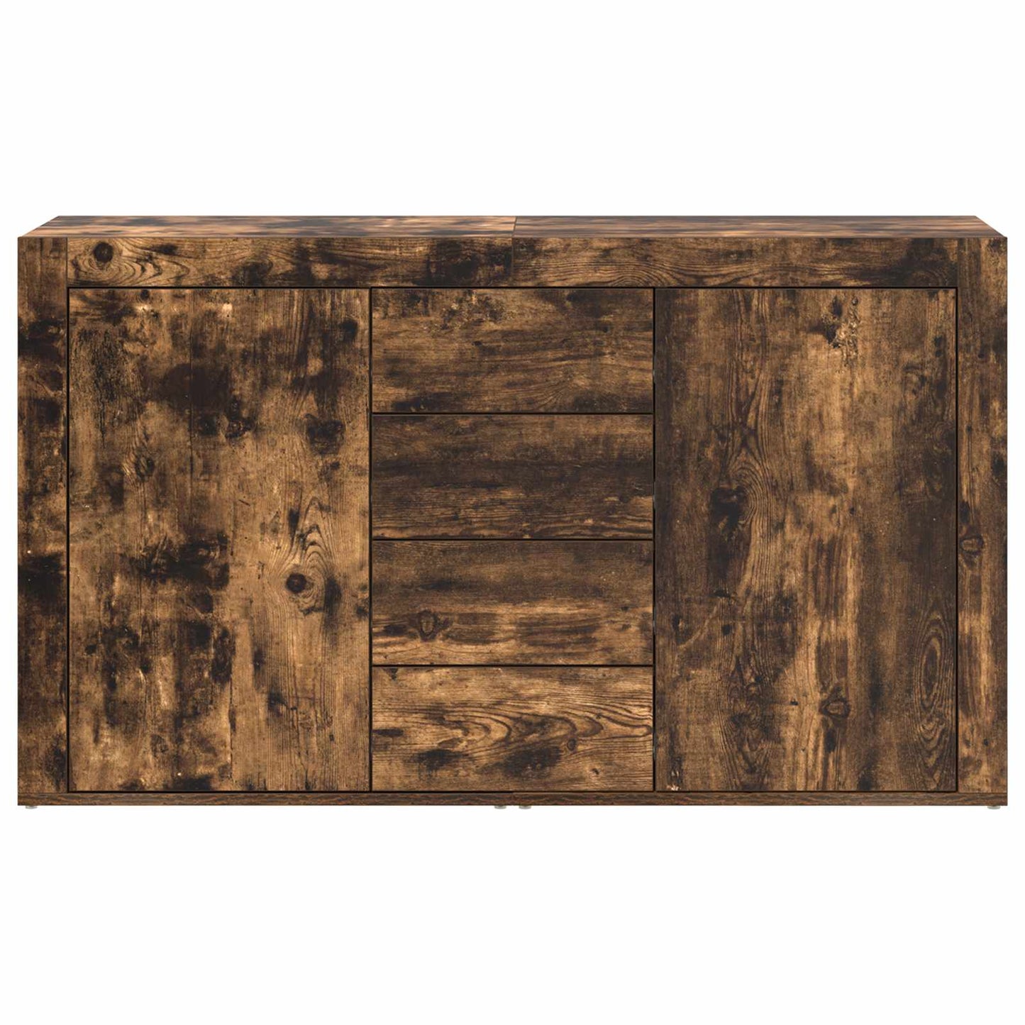 Sideboard Smoked Oak 120 x 36 x 69 cm Engineered Wood
