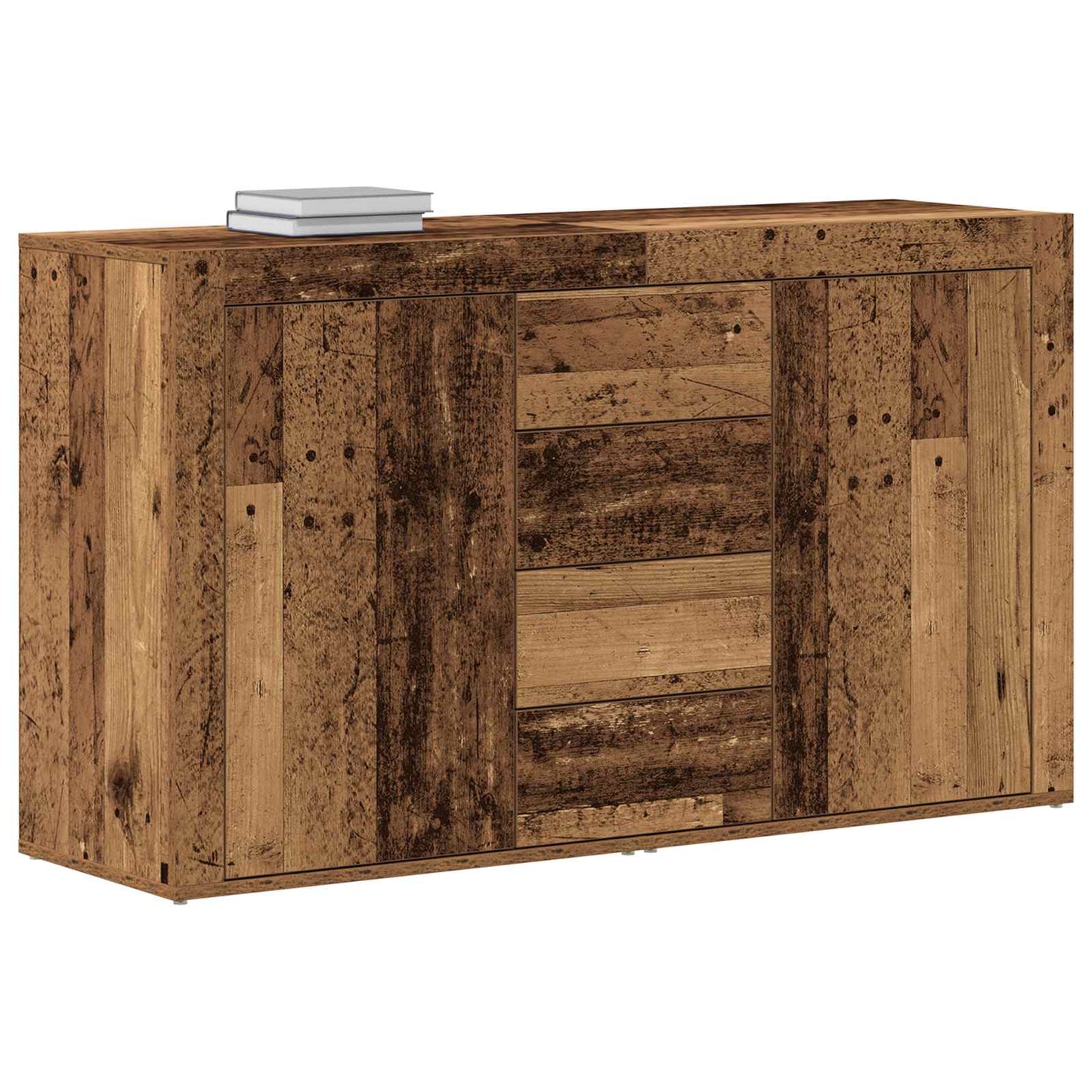 Sideboard with Drawer Old Wood 120 x 36 x 69 cm Engineered Wood