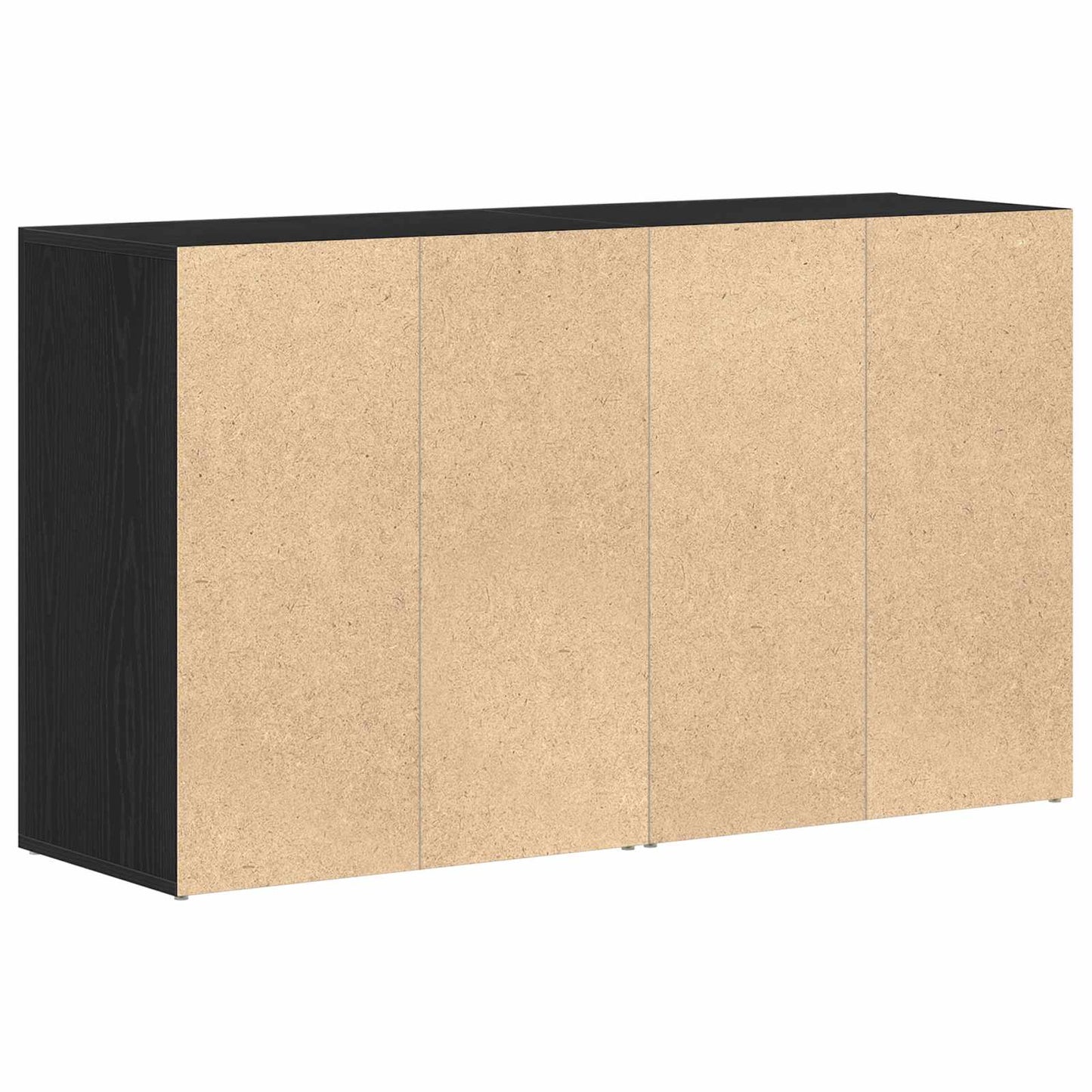 Sideboard Black Oak 120 x 36 x 69 cm Engineered Wood